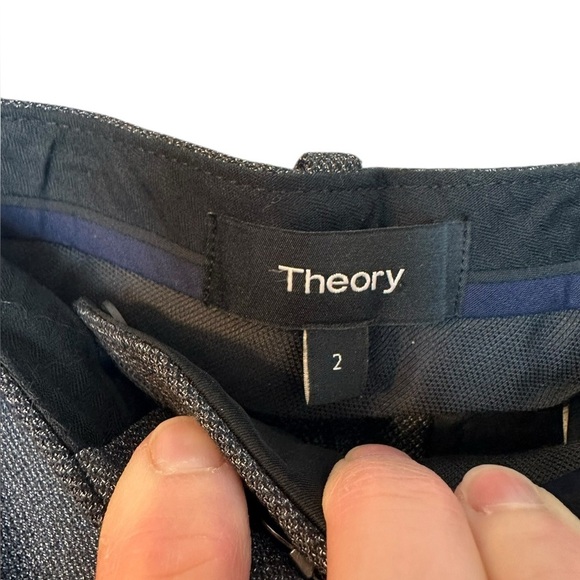 Theory Black and Gray Trousers - Picture 4 of 8